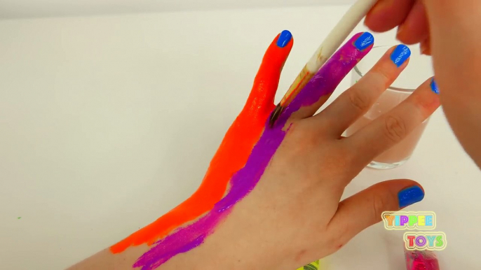 Body Painting Learning Colors Video for Children