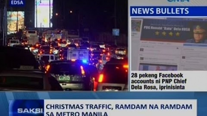 Saksi: Christmas traffic, ramdam na ramdam sa   Metro Manila