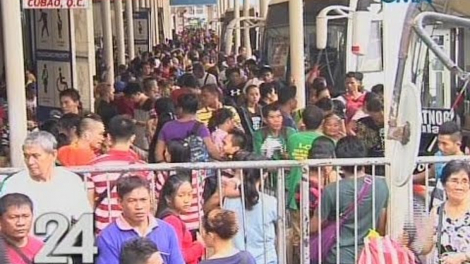 24 Oras: Mga uuwi sa probinsya, dagsa sa mga bus terminal kahit nagkakaubusan na ng tickets