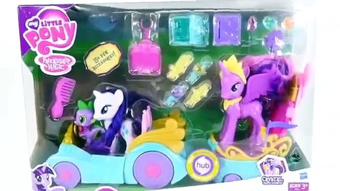 CARS My Little Pony Princess Celebration Carriage Hello Kitty Twilight Sparkles Rarity Toys DCTC