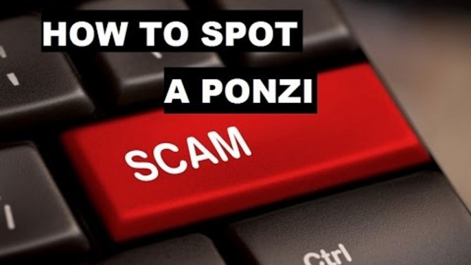 How To Spot A Ponzi SCAM & Ponzi Scheme Thugs