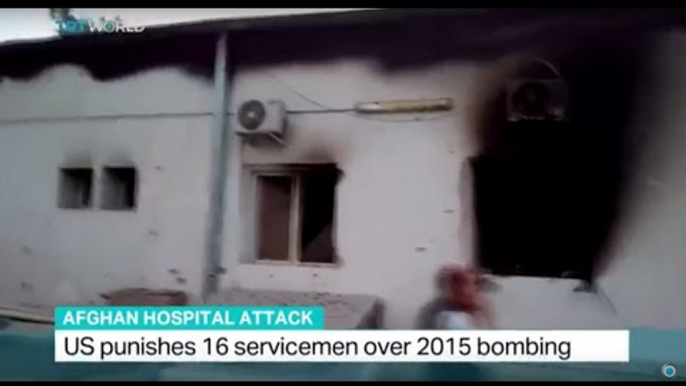 US punishes 16 servicemen over 2015 hospital bombing in Afghanistan