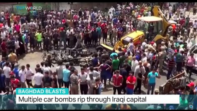 Multiple car bombs rip through Iraqi capital, Soraya Lennie reports