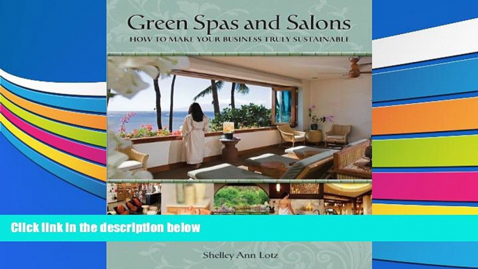 Audiobook  Green Spas and Salons: How to Make Your Business Truly Sustainable For Kindle