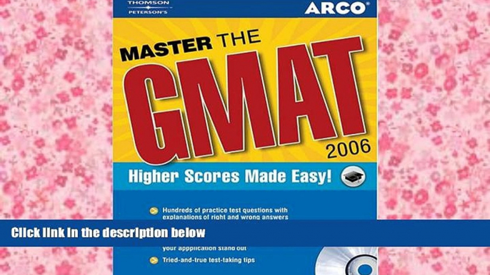 Read  Master the GMAT, 2006/e, w/CD (Peterson s Master the GMAT (w/CD))  Ebook READ Ebook