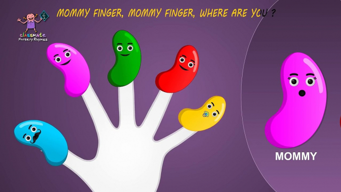 Jelly Bean Finger Family | Finger Family Nursery Rhymes | Jelly Bean Cartoon Animation for Kids