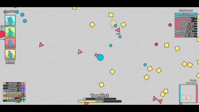 Brand New Class Streamliner Vs Spread Shot - Diep.io