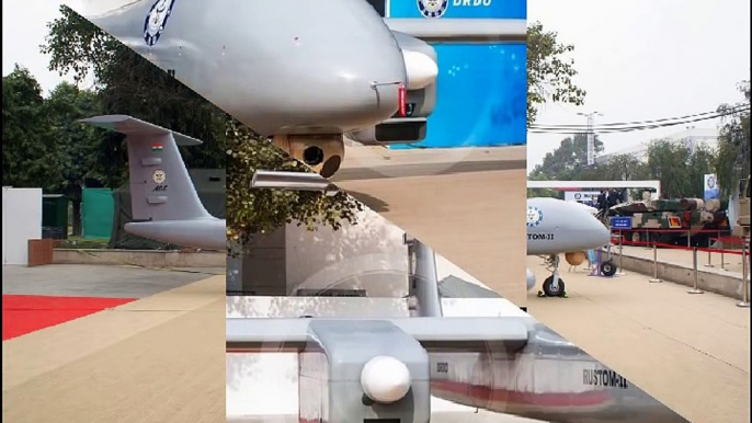 Military Weapon DRDO Rustom-2 Unmanned Aerial Vehicle (UAV)