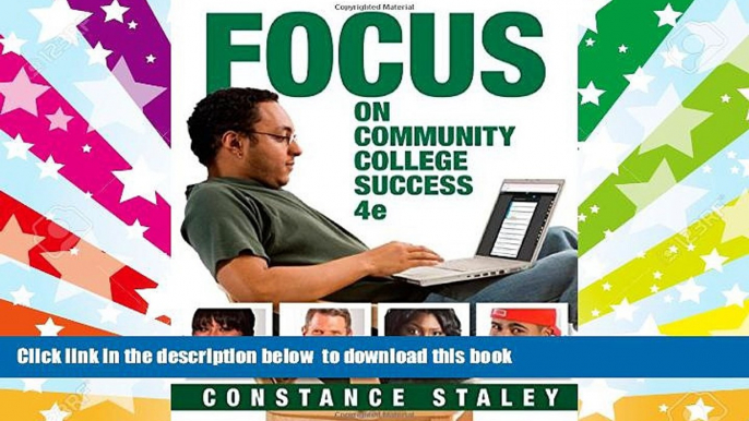 PDF [FREE] DOWNLOAD  FOCUS on Community College Success (Cengage Learning s FOCUS Series) READ