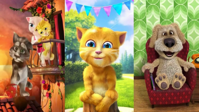 Happy Birthday song Happy Birthday To You Friends Talking Angela Mega Compilation