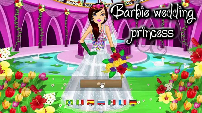 Barbie Wedding Princess Barbie dress up game, girls games baby games