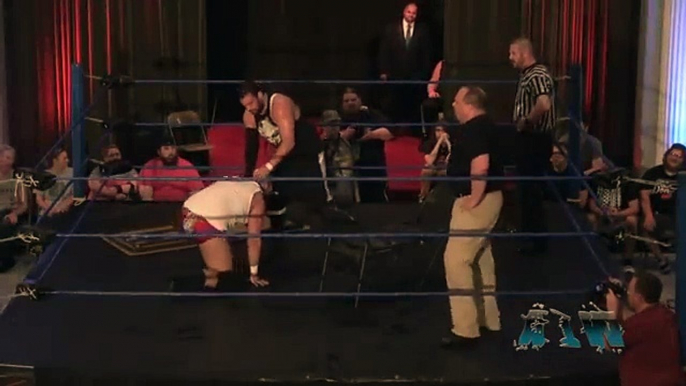 Ethan Page Gives Eddie Kingston A Spinebuster Through Open Chairs - Absolute Intense Wrestling