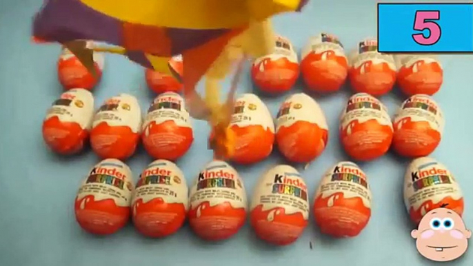 24 Kinder Surprise Eggs NEW Big Box of 2016 TOYS! Kinder Surprise Eggs Unboxing