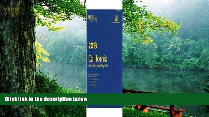 Download  Harris California Manufacturers Directory 2013  Ebook READ Ebook