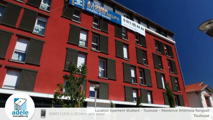 Location logement étudiant - Toulouse - Résidence Artémisia Rangueil