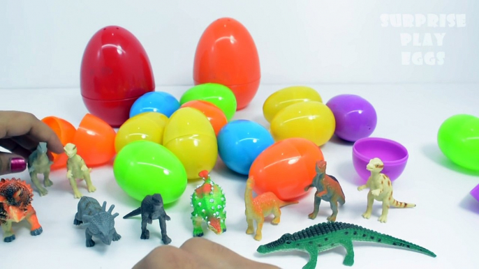 3D Dinosaur Surprise Eggs Opening Dinosaur Toys | Color Surprise Eggs Fun Toy Videos for kids