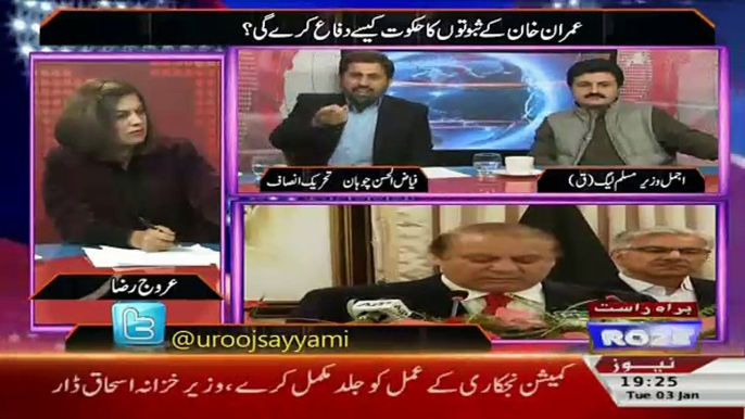 Fayyaz Chohan Bashing Javed Hashmi