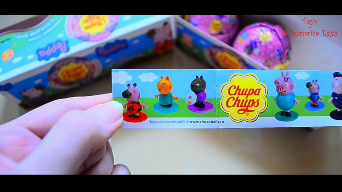 Свинка Пеппа Шоколадный Шар Чупа Чупс / Peppa Pig Surprise eggs Chupa Chups