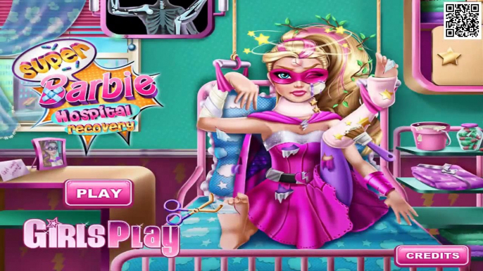 Super Barbie Hospital Recovery ★ Super Barbie Princess ★ Super Barbie Games