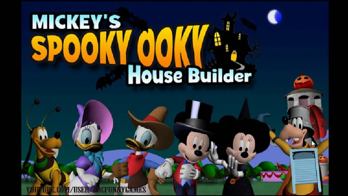 Mickey Mouse Clubhouse - Spooky Ooky House Builder - Kids Game