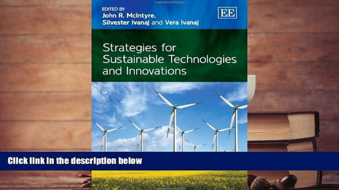 BEST PDF  Strategies for Sustainable Technologies and Innovations FOR IPAD