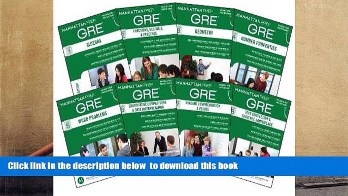 PDF  Manhattan Prep GRE Set of 8 Strategy Guides (Manhattan Prep GRE Strategy Guides) Manhattan