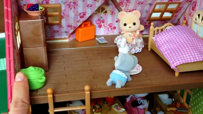 Calico Critters Sylvanian Families Shirubaniafamirī Cozy Cottage Dollhouse House Tour