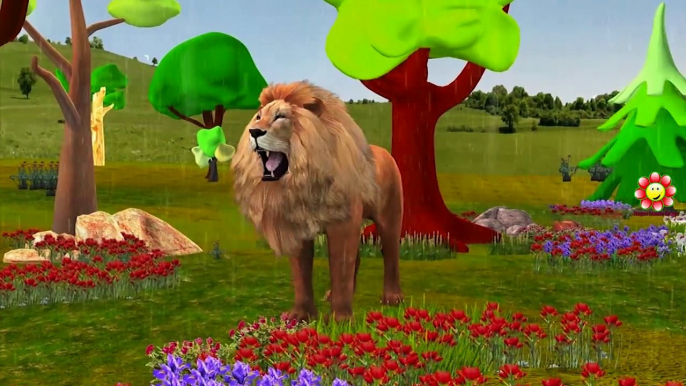 Lion Cartoons Finger Family Children Nursery Rhymes And Rain Rain Go Away Nursery Rhymes