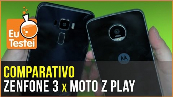 Batalha de qualidade: moto Z Play ou Zenfone 3? - Vídeo Comparativo EuTestei Brasil