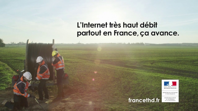 L'Internet très haut débit partout en France, ça avance.