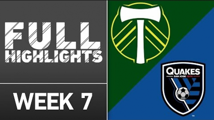 HIGHLIGHTS: Portland Timbers vs. San Jose Earthquakes | April 16, 2016