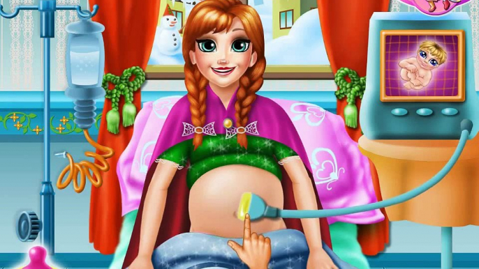 Anna prepares to become a mother! The game is for girls! Childrens games and cartoons!