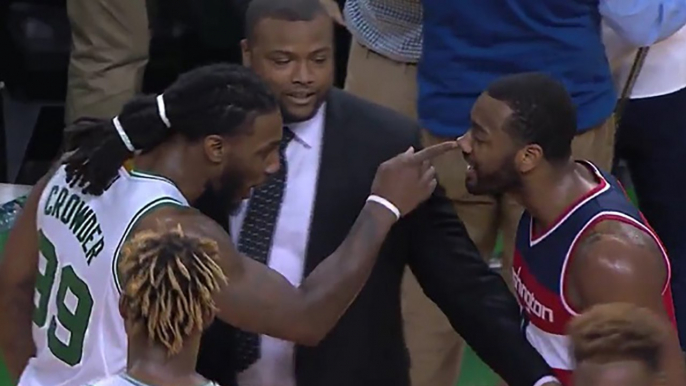 John Wall B*TCH SLAPS Jae Crowder, Floyd Mayweather Takes Isaiah Thomas's Jersey