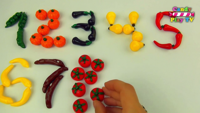 Learn To Count With Fruit And Vegetables   Numbers Counting to 10   Learn Numbers 1-10 For Toddlers