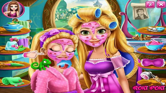 RAPUNZEL Y SU HIJA MAQUILLAJE REAL PRINCESAS DISNEY! - RAPUNZEL MOMMY REAL MAKEOVER DISNEY PRINCESS!