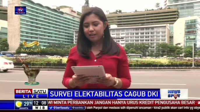 Survei Elektabilitas Cagub dan Cawagub DKI Jakarta Selama Kampanye