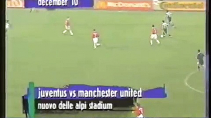 10.12.1997 - 1997-1998 UEFA Champions League Group B Matchday 6 Juventus 1-0 Manchester United