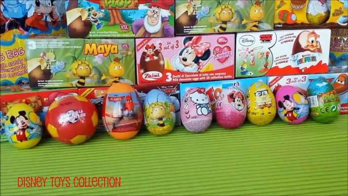 Egg Surprise Hello KITTY Maya Minnie Mouse Plop Spongebob SquarePants Planes Mickeymouse