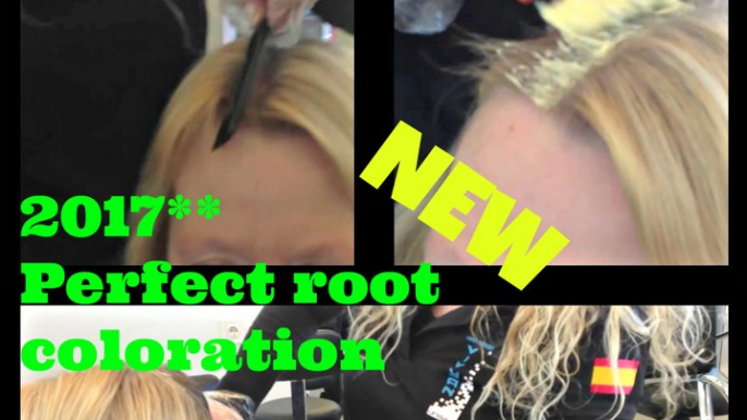 2017** Perfect root coloration to cover hair regrowth .Touch up roots Tips by  Vivyan Hermuz Hair TV