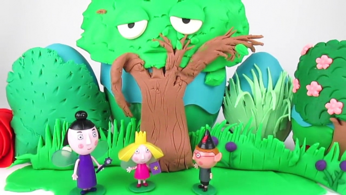 Ben and Hollys Little Kingdom! 5 Play-Doh Surprise Eggs! The Magic Tree! Hollys Dream! A Parody