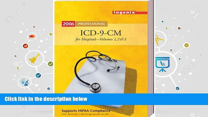 Read  ICD-9-CM Professional for Hospitals, Vols 1, 2   3- 2006  Ebook READ Ebook