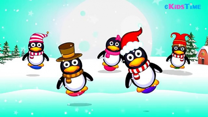 FINGER FAMILY RHYMES (Penguin Finger Family) Songs for Children