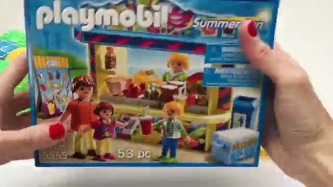 Playmobil Summer Fun Ice Cream Parlor Playset + Peppa Pig Ice Creams Play Doh Ice Creams