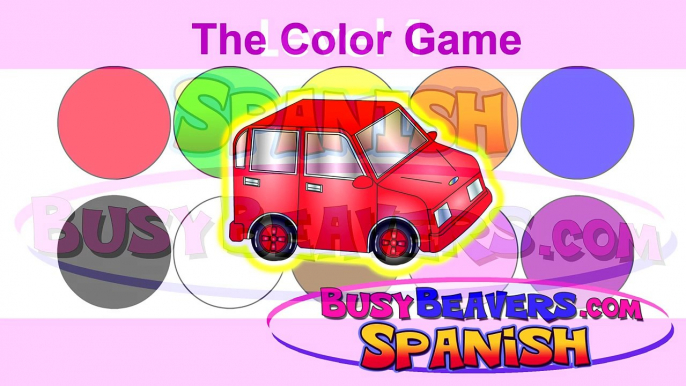 “The Color Game” (Spanish Lesson 08) CLIP - Learn Colour Names, Español Colores, Roja Azul Amarilla-9IvIJiyHMYc