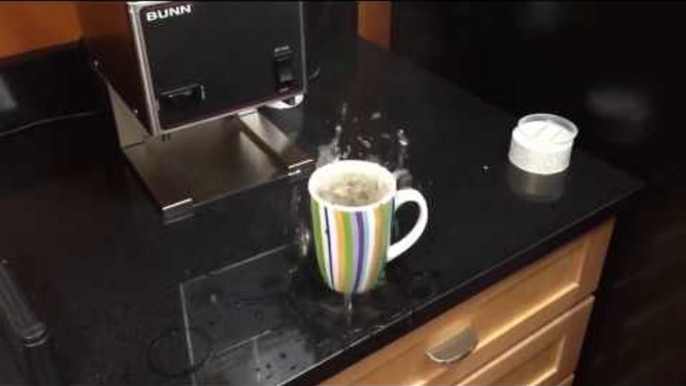 Man Demonstrates Dangers of Delayed Microwave Boiling