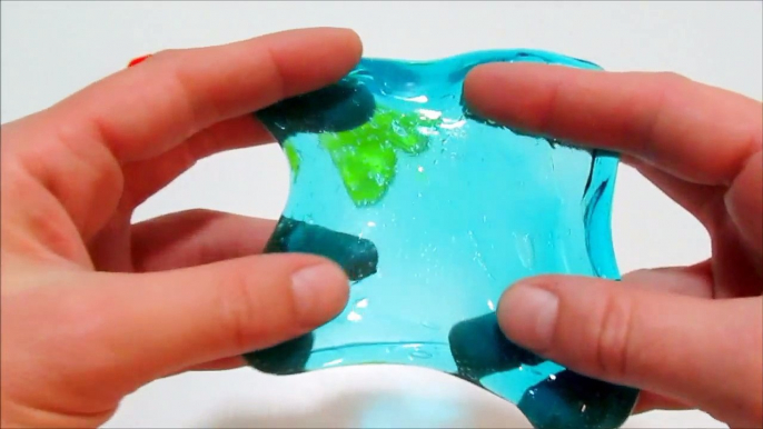 Slime Como hacer mezcla de colores primarios con flubber gelatinoso