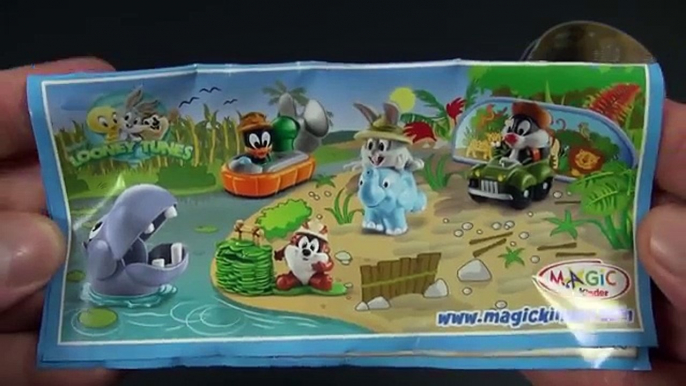 3 x Kinder MAXI EI [ Baby Looney Tunes ] [Special Edition] (Kinder Surprise Maxi Egg)