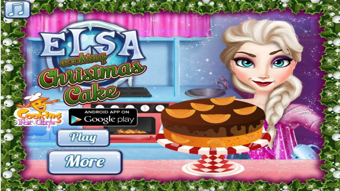 Permainan Frozen Elsa Cooking Christmas Cake - Play Games Frozen Elsa Cooking Christmas Cake