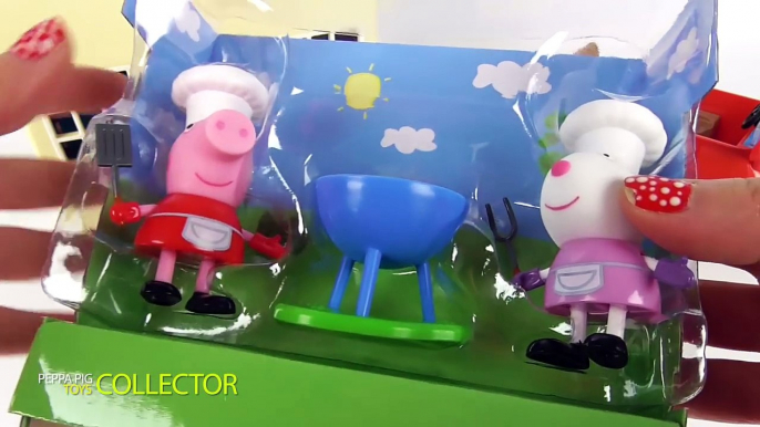 Peppa Pig Backyard BBQ Toy Set Unboxing and Review!