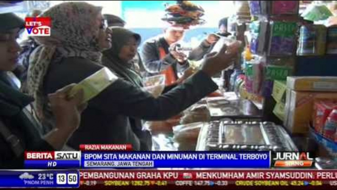 BPOM Sita Makanan dan Minuman di Terminal Terboyo